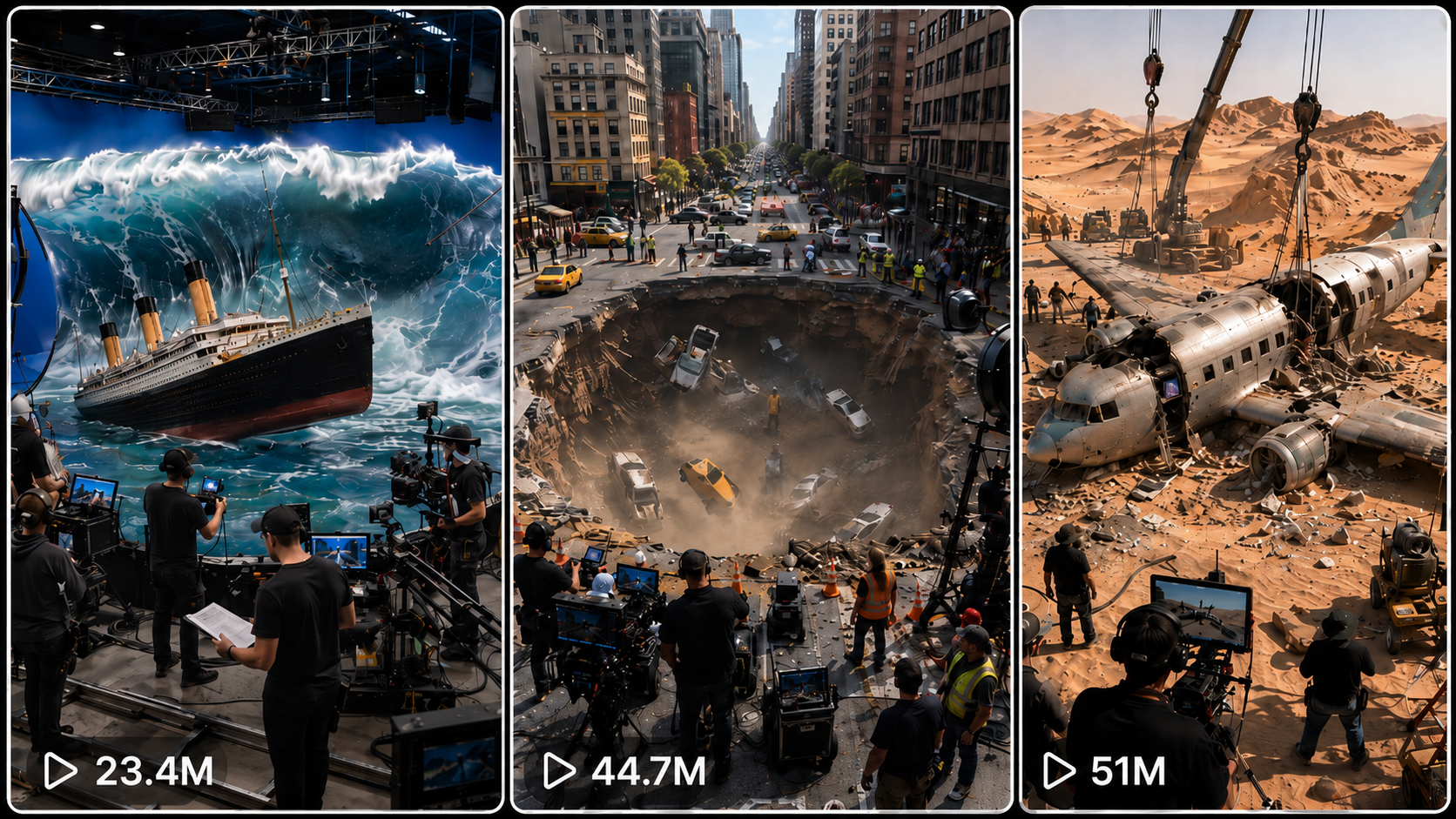 ULTIMATE MASTER PROMPT — VIRAL BEHIND-THE-SCENES MINIATURE MOVIE DISASTER SYSTEM